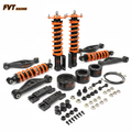 FVT Racing Toyota Tacoma Lift Kit with black and orange branding