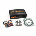 Mazda Rotary Engine Rebuild Kit with FVT Racing orange branding